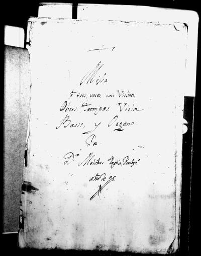 Miniatura de Melchor Tapia - Missa 1796