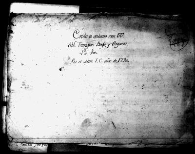 Miniatura de Toribio José del Campo Pando - Credo a quatro