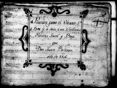 Miniatura de Juan Beltrán - Pasión 1806