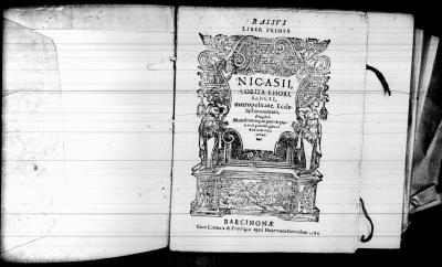 Miniatura de Nicasio Zorita - Motete (fragmento)