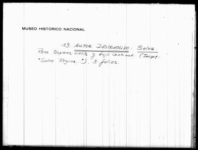 Miniatura de Anónimo - Salve Regina