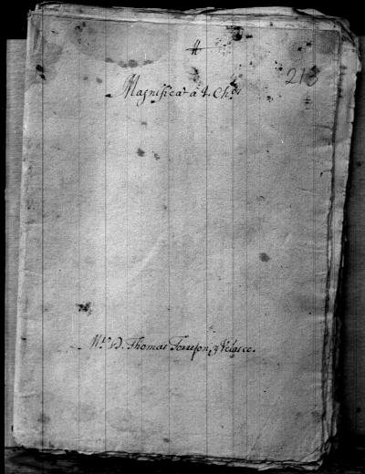 Miniatura de Tomás de Torrejón y Velasco - Magnificat