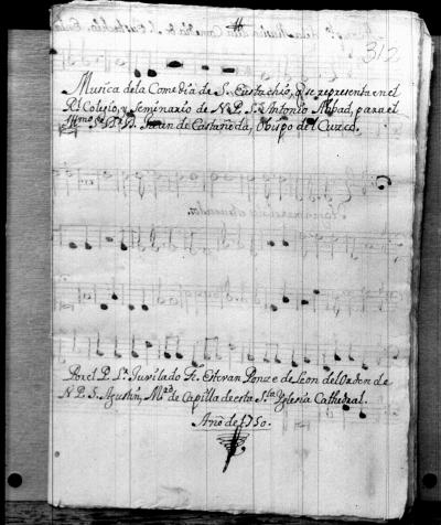 Miniatura de Esteban Ponce de León - Música Comedia S. Eust.