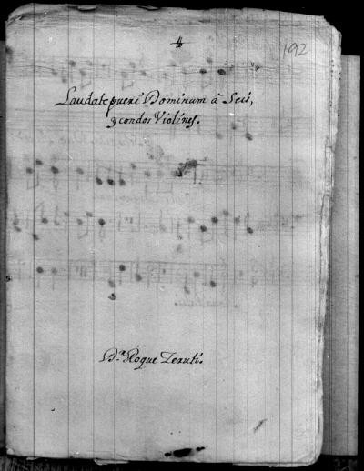 Miniatura de Roque Ceruti - Laudate Pueri