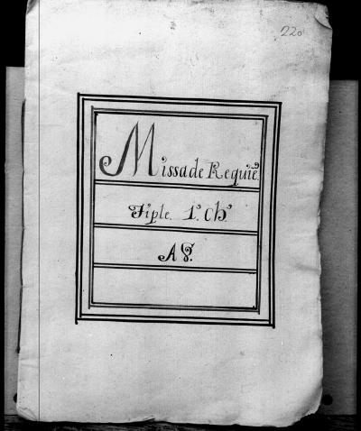 Miniatura de Anónimo - Misa Requiem [solo tiple 1º de a 8]